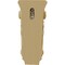 Ekena Millwork 4 1/2"W x 2 3/4"D x 10"H Small Farmingdale Acanthus Pilaster Corbel, Alder COR04X02X10FRAL - alternate 4